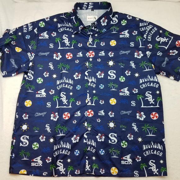 white sox button down shirt